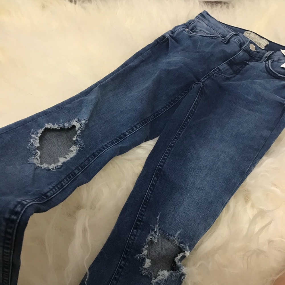 We the Free by Free People High Waist Skinny Jeans 0297 - Picture 4 of 5